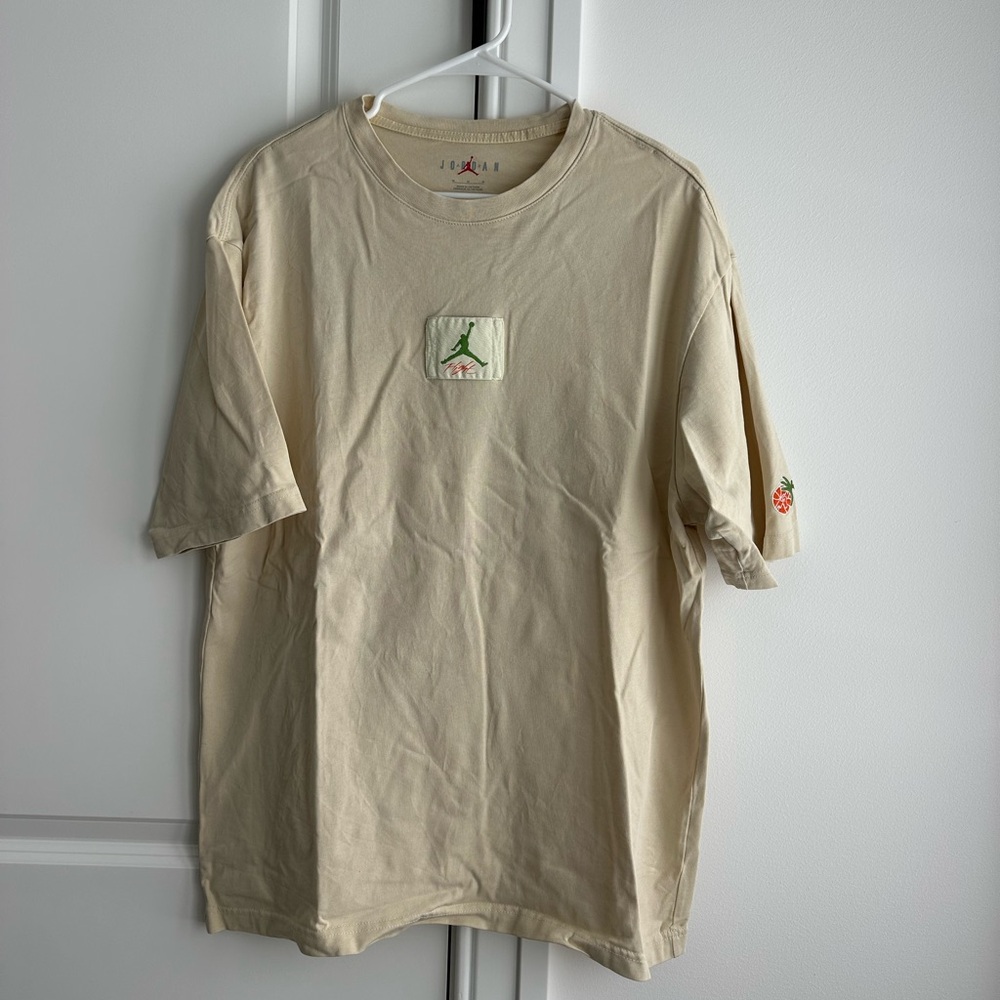 Air Jordan Cream Graphic T-Shirt